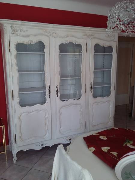 bibliothèque relookée en blanc vieili aix en provence 13