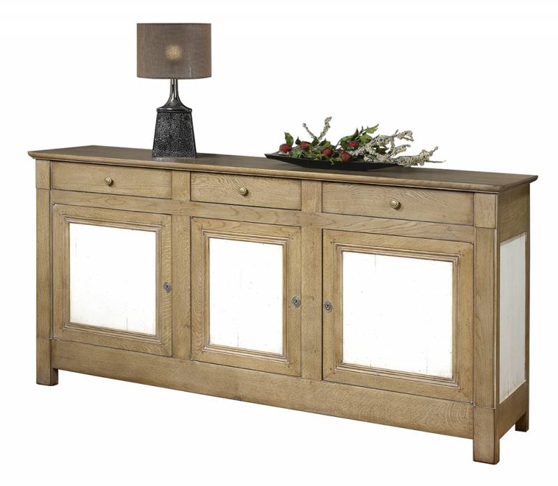 Enfilade 3 portes en chêne massif