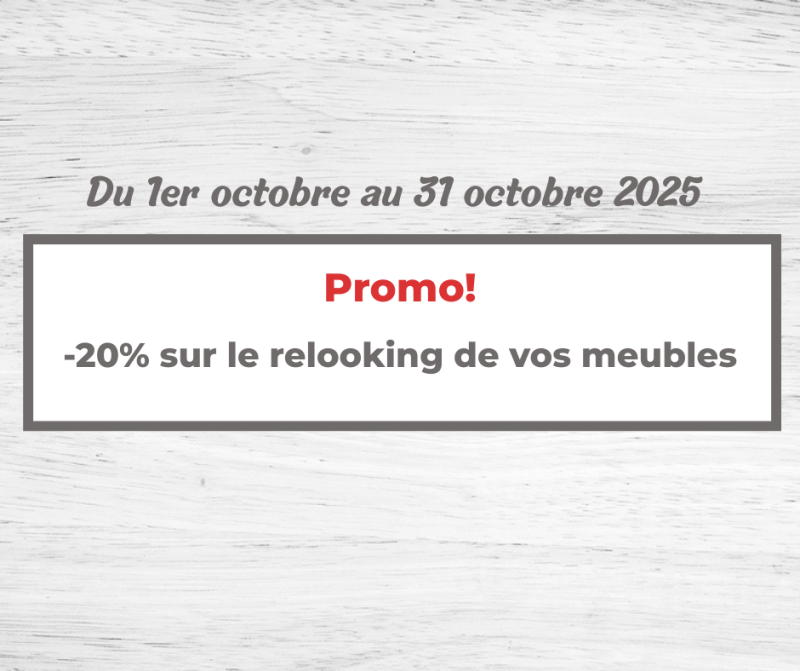 promo octobre relooking de meuble